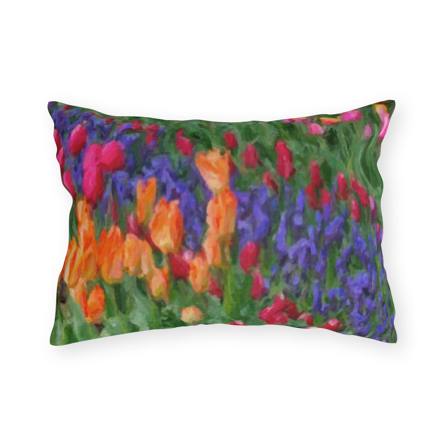 Outdoor Pillows ... Skagit Valley Tulips ... Skagit Valley, Washington ... Family Archives ... Original Works ... Circa 1980's ...