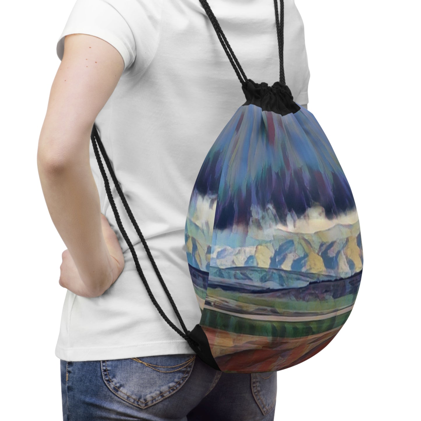 Drawstring Bag ... On-The-Prairie .. "The Storm Is Brewing" ... Central Idaho: November 2023 ... Original Works  ...
