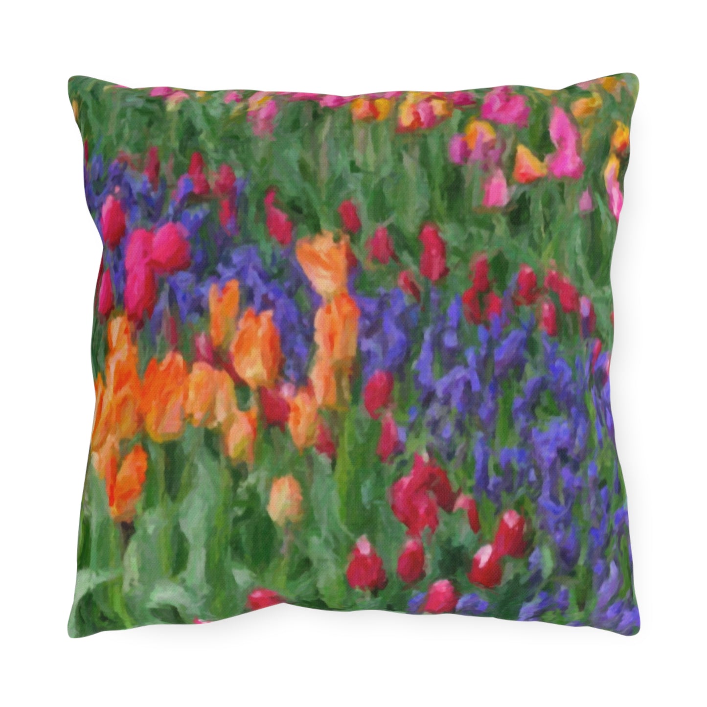 Outdoor Pillows ... Skagit Valley Tulips ... Skagit Valley, Washington ... Family Archives ... Original Works ... Circa 1980's ...