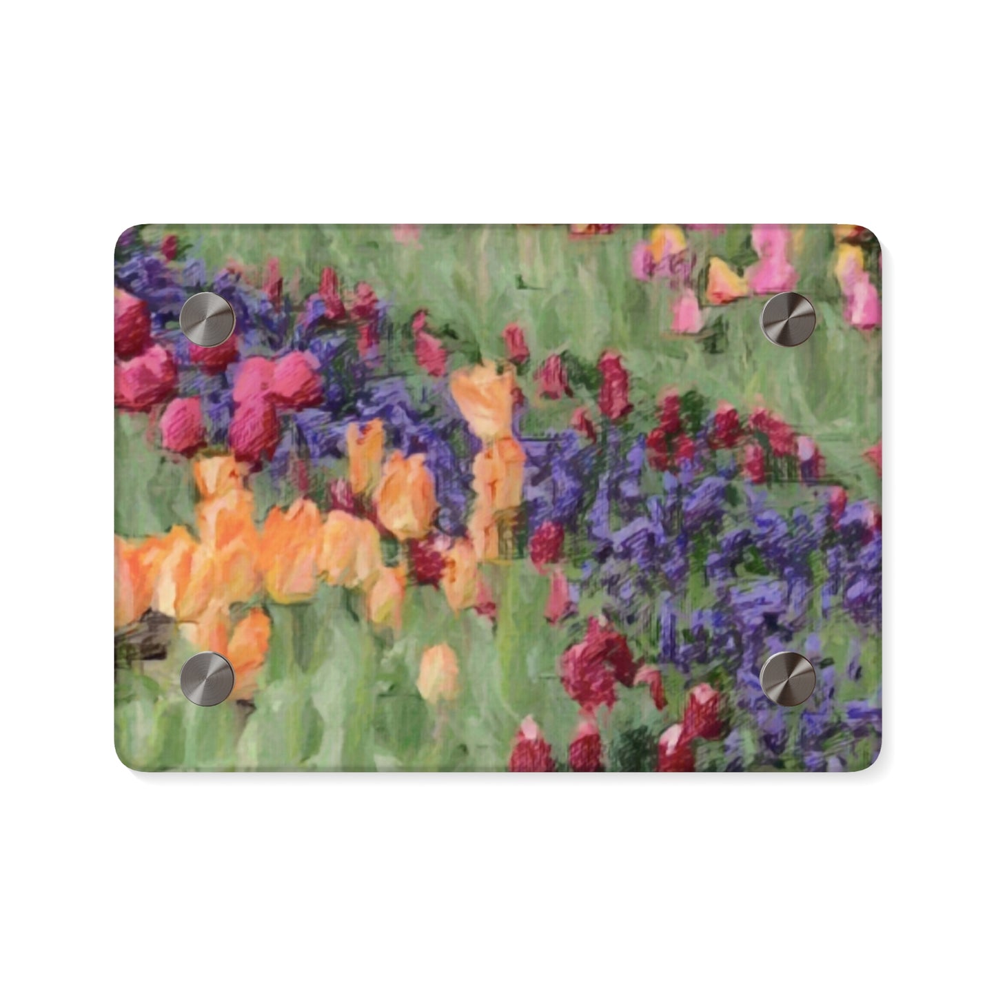 Acrylic Wall Art Panels ... Skagit Valley Tulips ... Skagit Valley, Washington ... Family Archives ... Original Works ... Circa 1980's ...