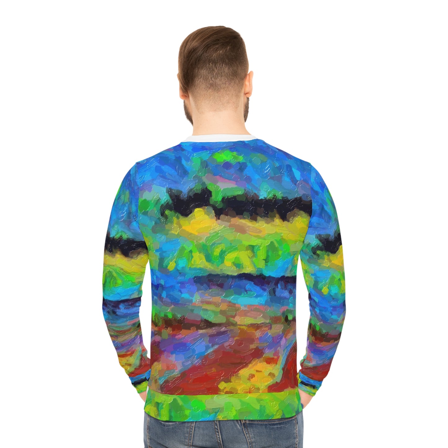 Lightweight Sweatshirt (AOP) ... On-The-Prairie .. "The Storm Is Brewing" ... Central Idaho: November 2023 ... Original Works  ...
