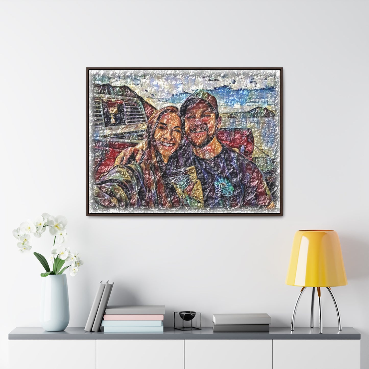 Gallery Canvas Wraps, Horizontal Frame ... "The Best Of Friends" ... Original Works ... December 2023 ... Central Idaho, USA.