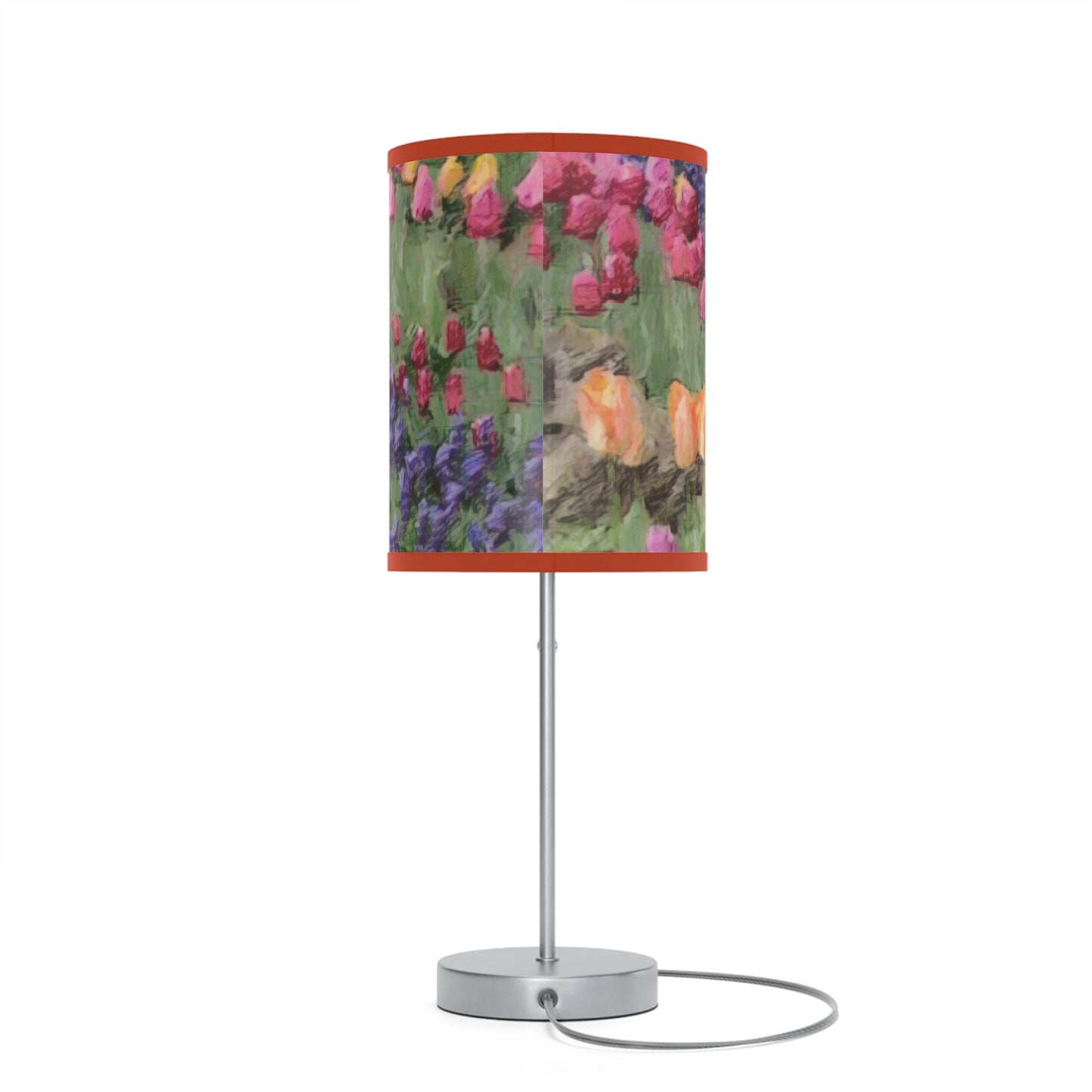 Lamp on a Stand, US|CA plug ... Skagit Valley Tulips ... Skagit Valley, Washington ... Family Archives ... Original Works ... Circa 1980's ...