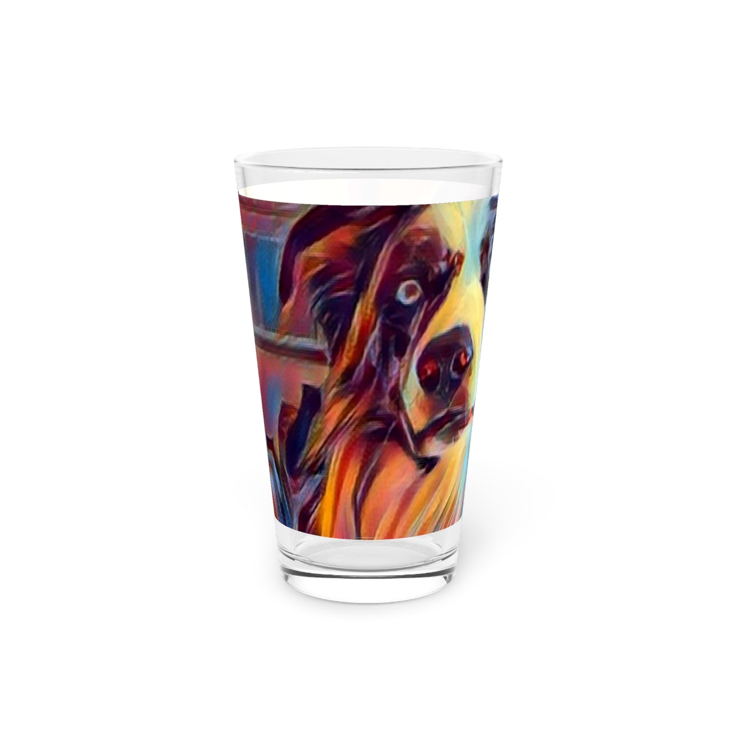 Pint Glass, 16oz ... Ozzy-Hippensteel ... "Don't Cry Now ... Dry-Your-Eyes ... On-The-Wind". Original Works. May 2023.