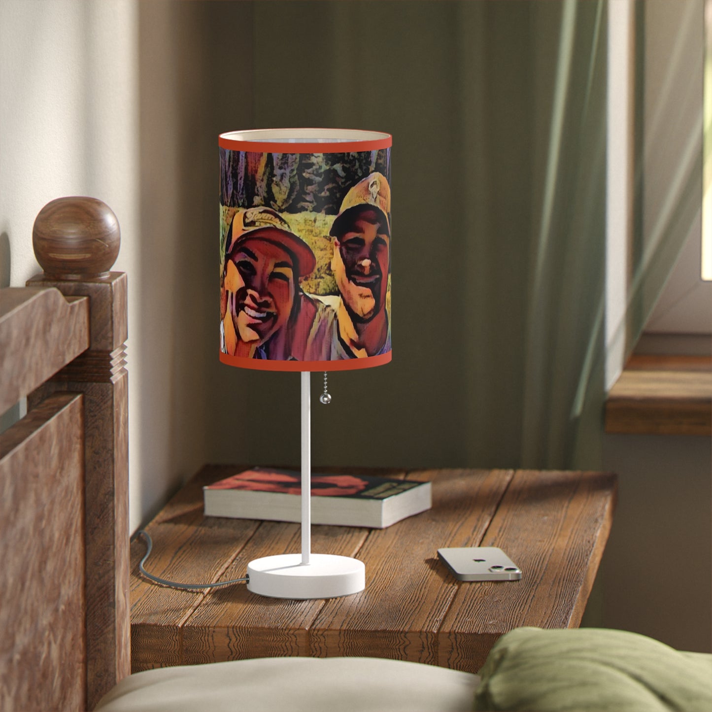 Lamp on a Stand, US|CA plug ... "The Best Of Friends" ... Original Works ... December 2023 ... Central Idaho, USA.