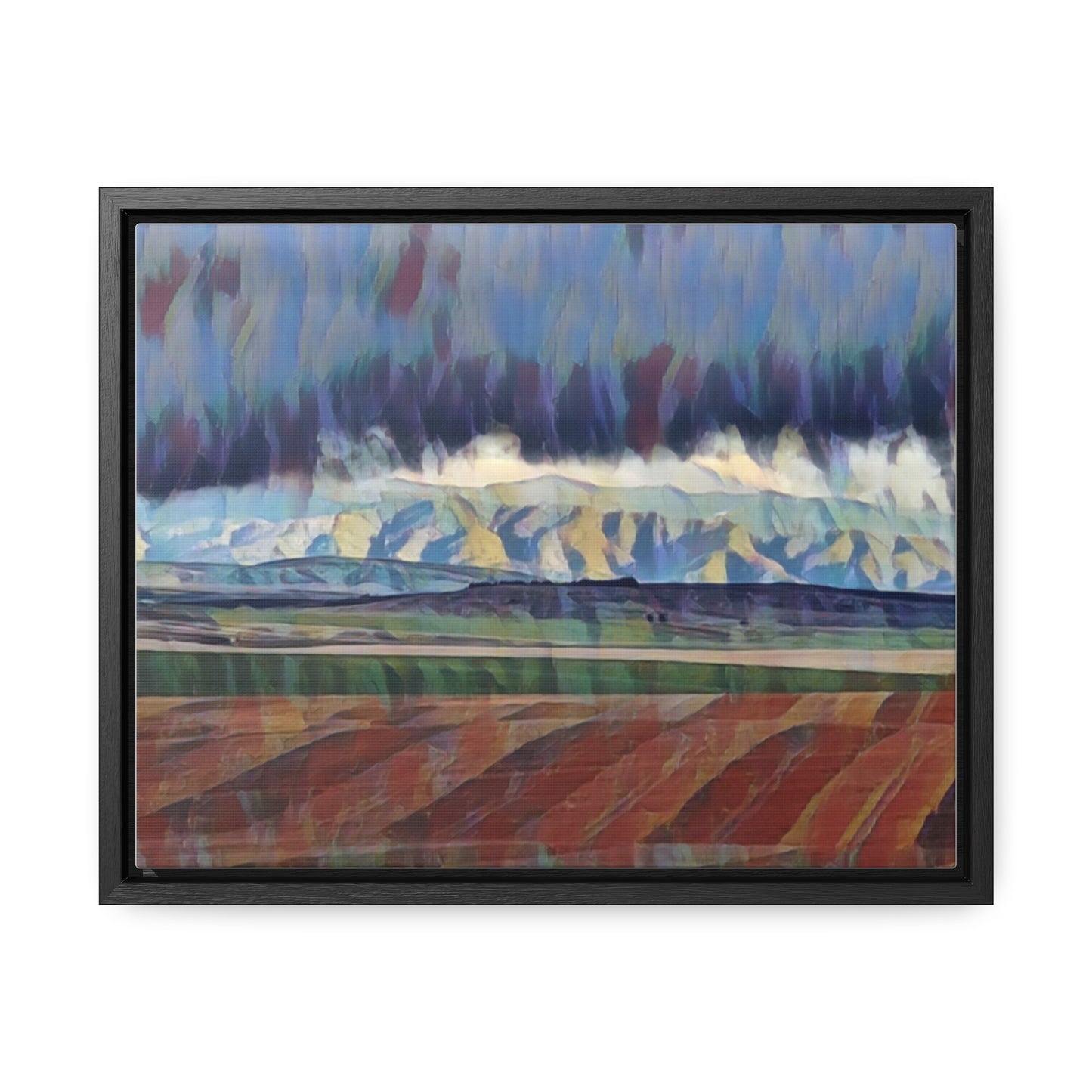 Gallery Canvas Wraps, Horizontal Frame ... On-The-Prairie .. "The Storm Is Brewing" ... Central Idaho: November 2023 ... Original Works ...