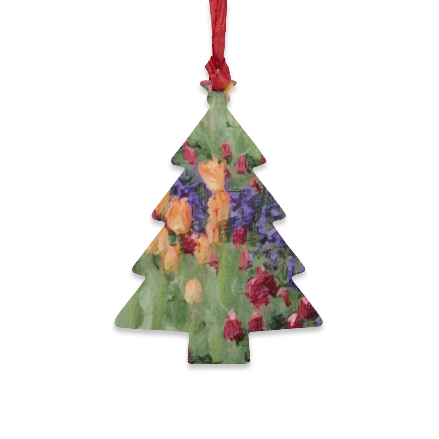 Wooden Ornaments ... Skagit Valley Tulips ... Skagit Valley, Washington ... Family Archives ... Original Works ... Circa 1980's ...
