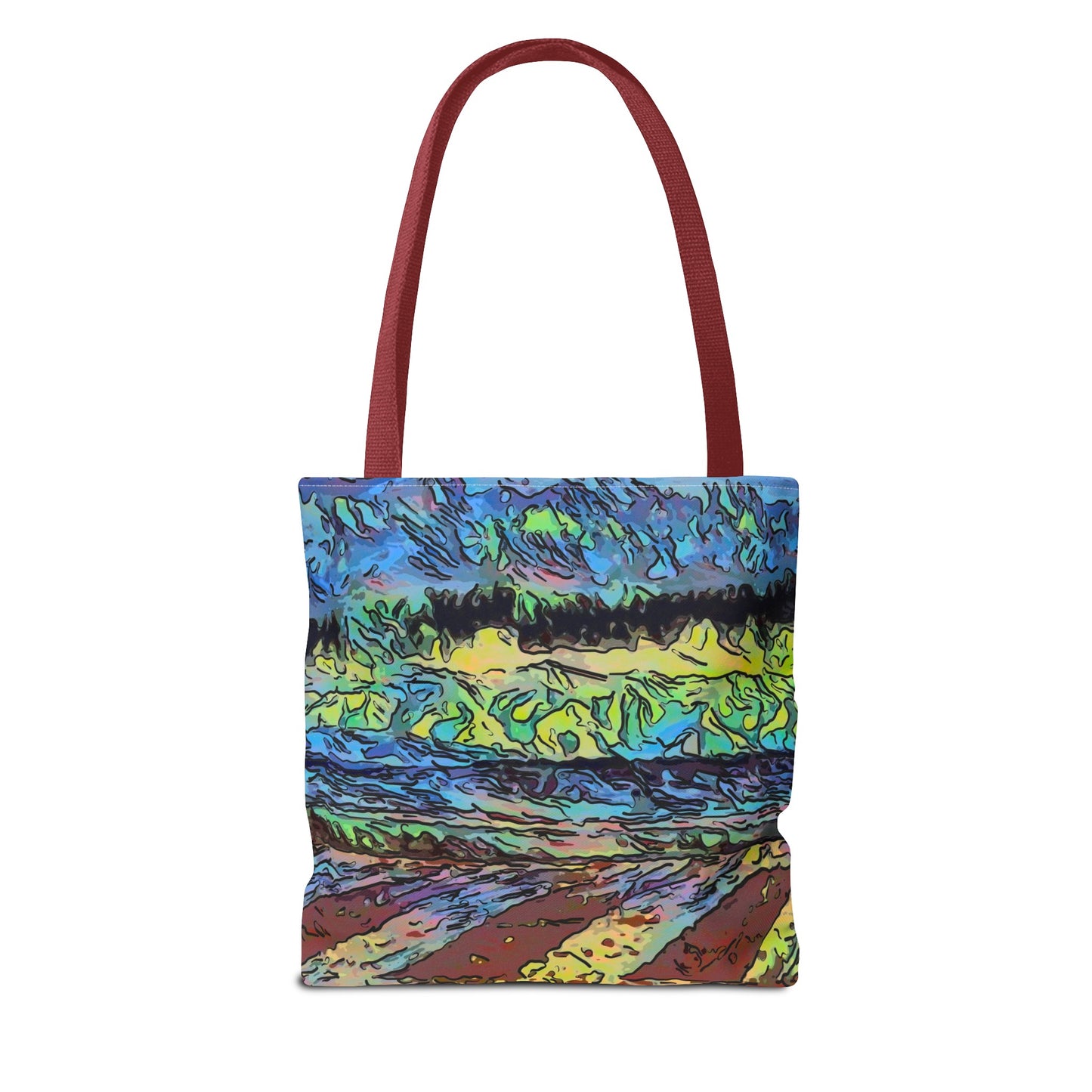 Tote Bag (AOP) ... On-The-Prairie .. "The Storm Is Brewing" ... Central Idaho: November 2023 ... Original Works ...