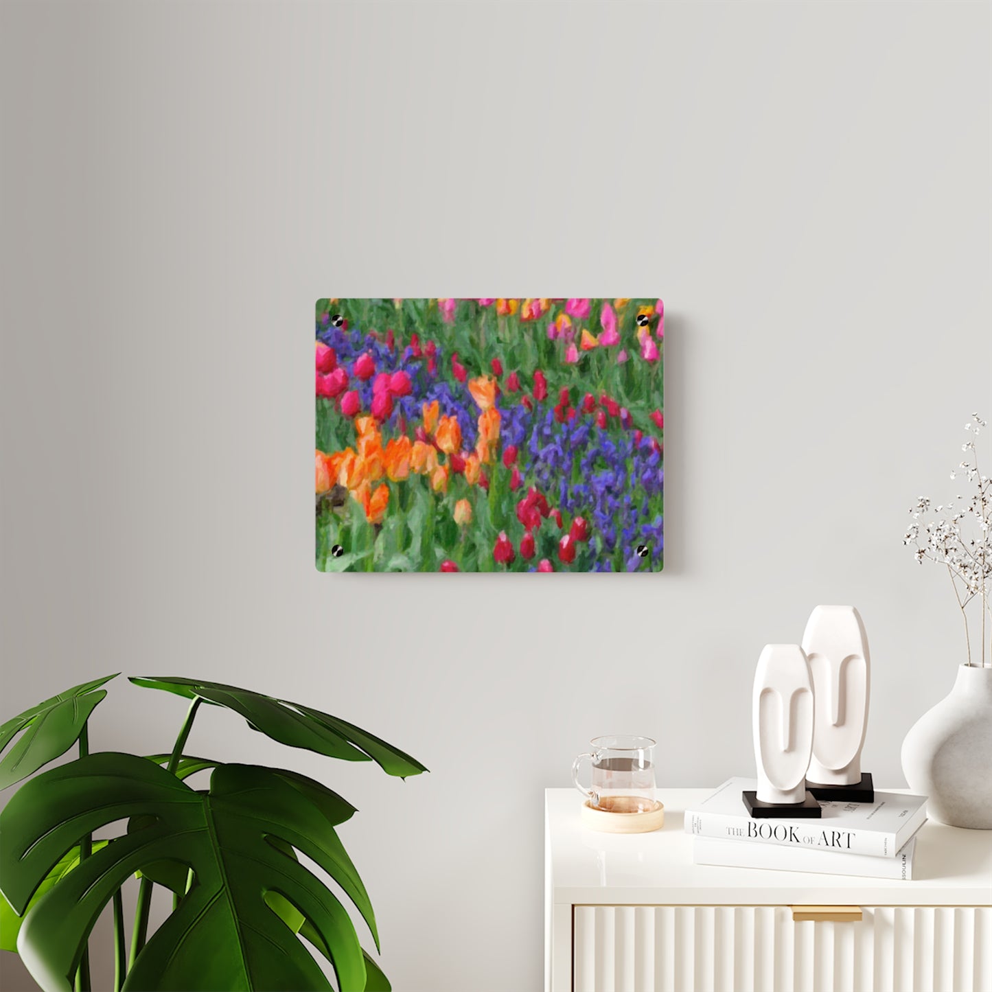 Acrylic Wall Art Panels ... Skagit Valley Tulips ... Skagit Valley, Washington ... Family Archives ... Original Works ... Circa 1980's ...