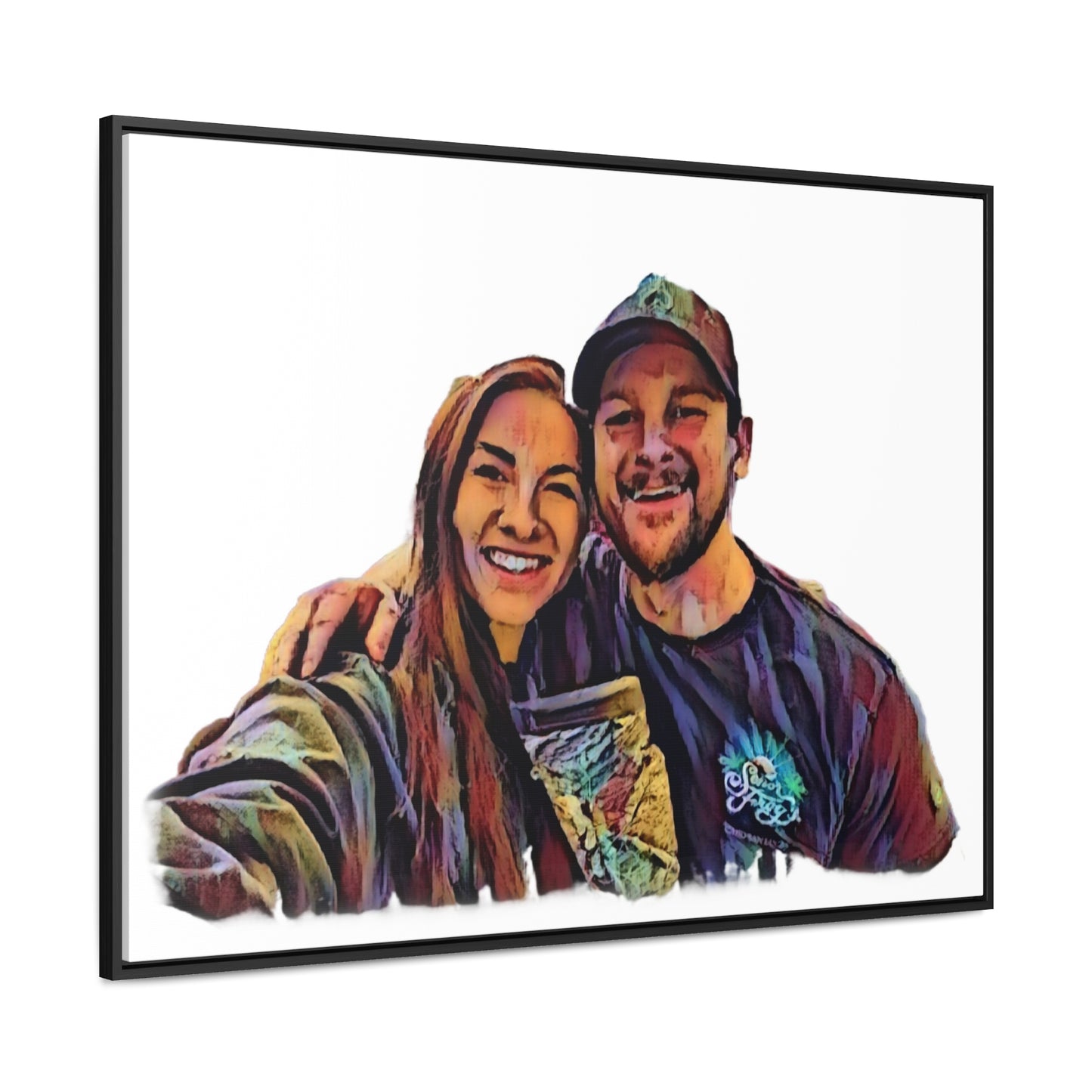 Gallery Canvas Wraps, Horizontal Frame ... "The Best Of Friends" ... Original Works ... December 2023 ... Central Idaho, USA.
