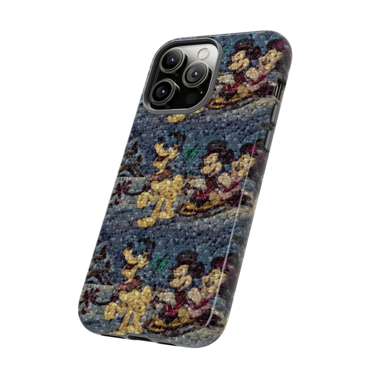 Tough Cases ... Mickey_N_Minnie Mouse & Pluto ... "A Winter Sleigh Ride" ... Original Works. Winter 2023 ...