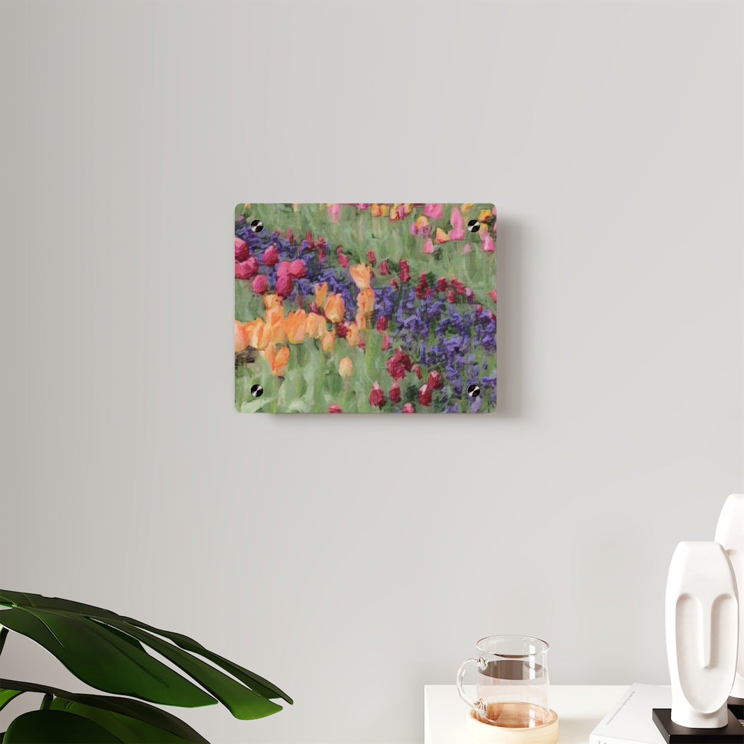 Acrylic Wall Art Panels ... Skagit Valley Tulips ... Skagit Valley, Washington ... Family Archives ... Original Works ... Circa 1980's ...