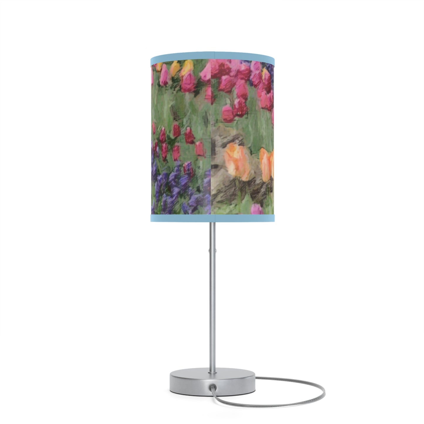 Lamp on a Stand, US|CA plug ... Skagit Valley Tulips ... Skagit Valley, Washington ... Family Archives ... Original Works ... Circa 1980's ...