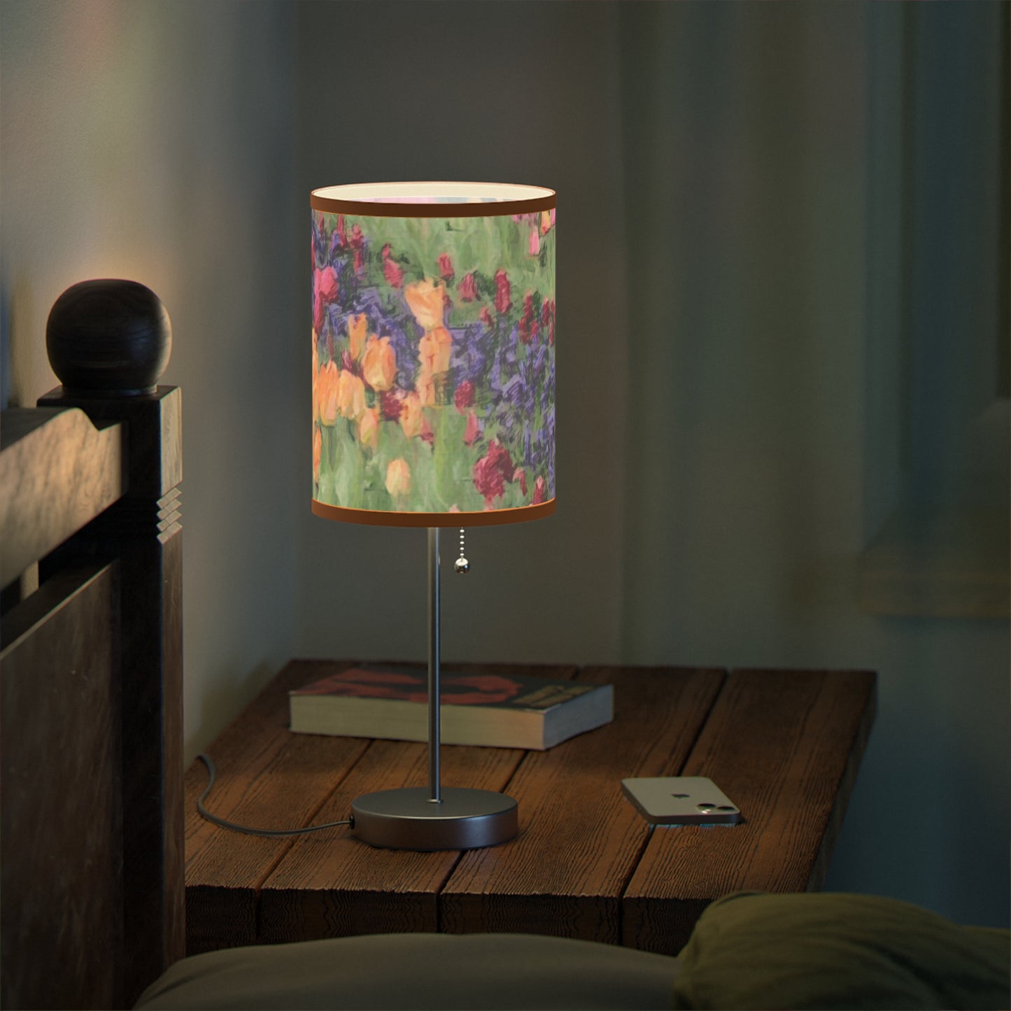 Lamp on a Stand, US|CA plug ... Skagit Valley Tulips ... Skagit Valley, Washington ... Family Archives ... Original Works ... Circa 1980's ...