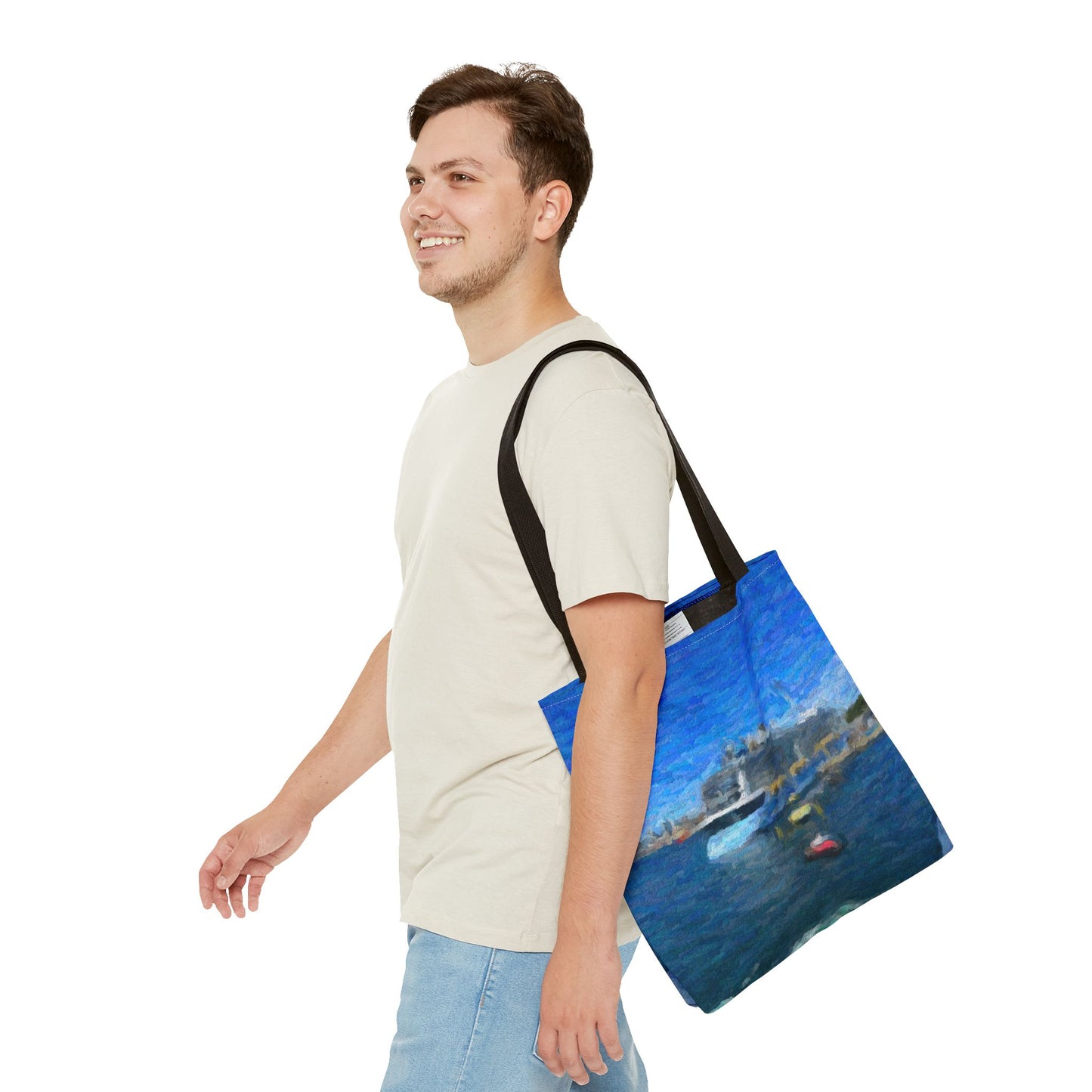 Tote Bag (AOP) ... Into Vancouver Harbor We Arrive: Celebrity Edge-Cruise ... Vancouver, British Columbia ... June 2024 ... Original Works