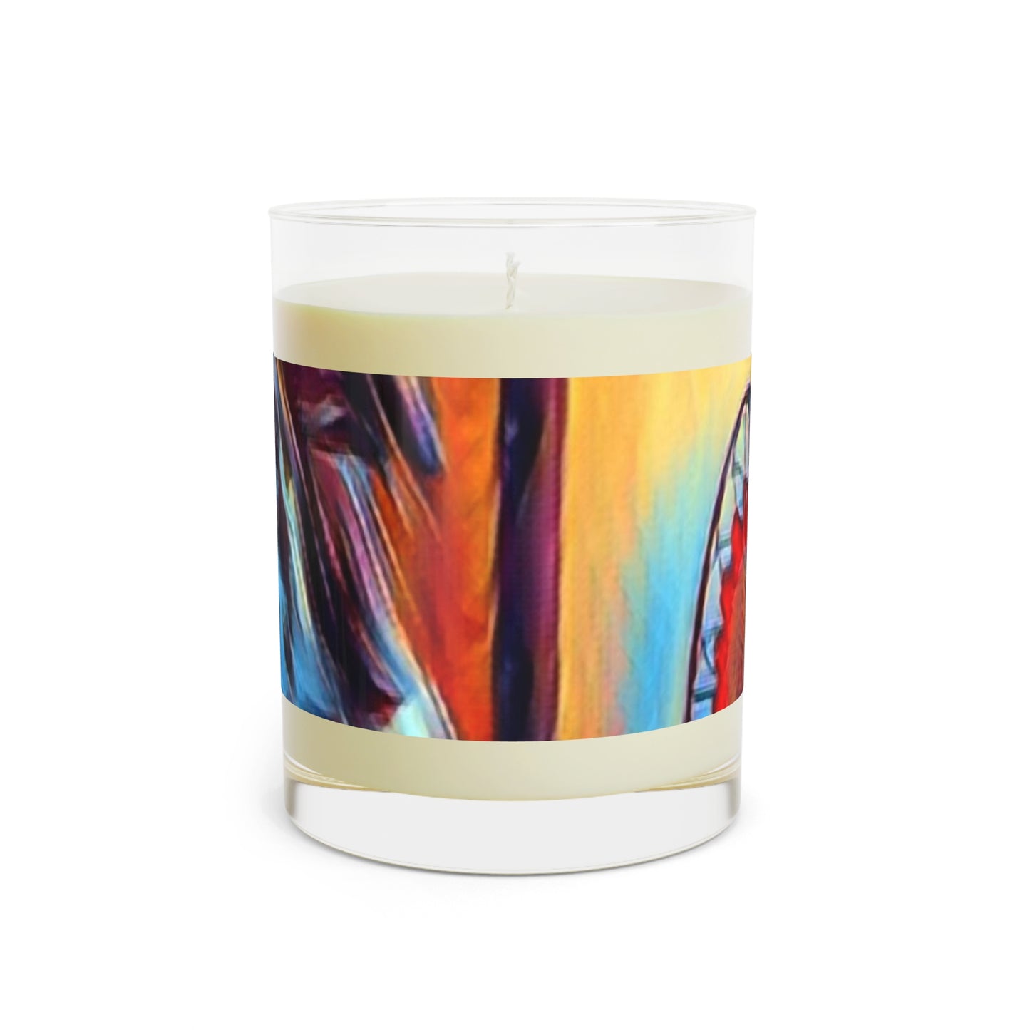 Scented Candle - Full Glass, 11oz ... Ozzy-Hippensteel ... "Don't Cry Now ... Dry-Your-Eyes ... On-The-Wind". Original Works. May 2023.