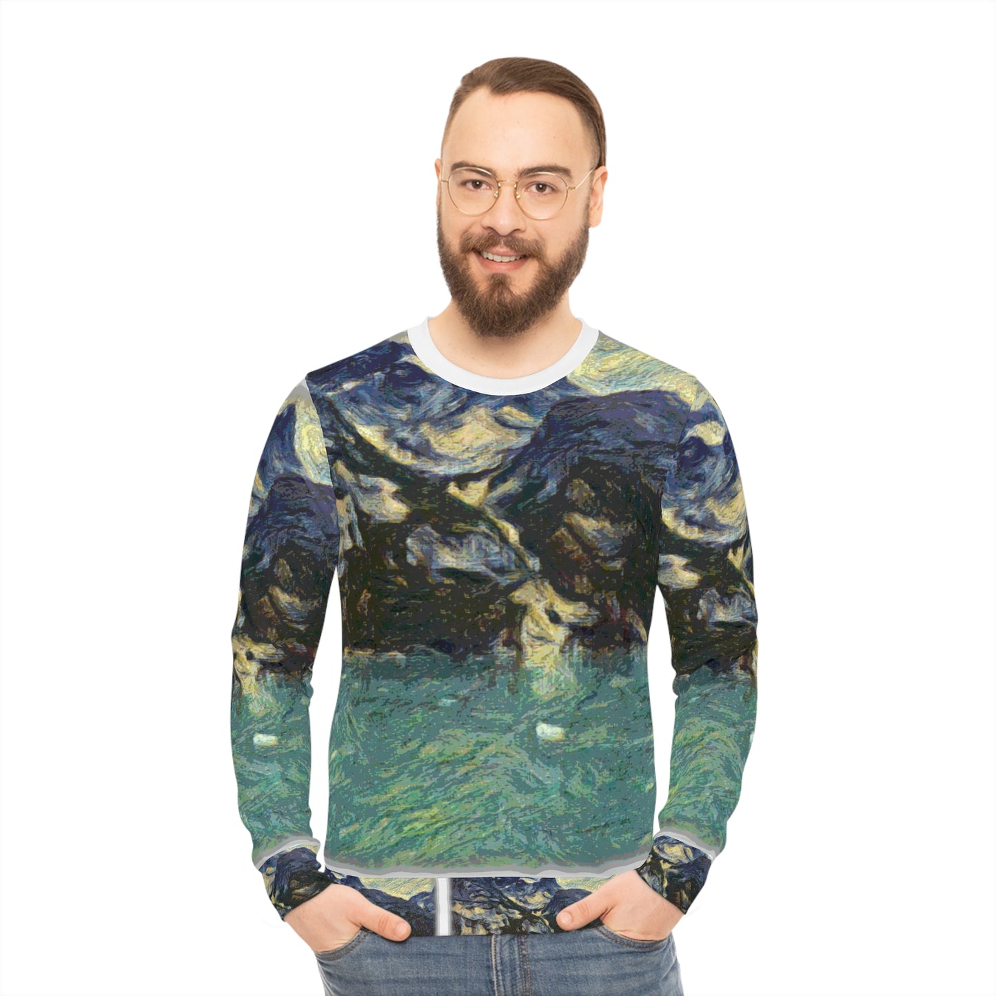 Lightweight Sweatshirt (AOP) ... Tracy Arm Fjord ... South Of Skagway, Alaska ... Summer: June 2024 ... Original Works ...