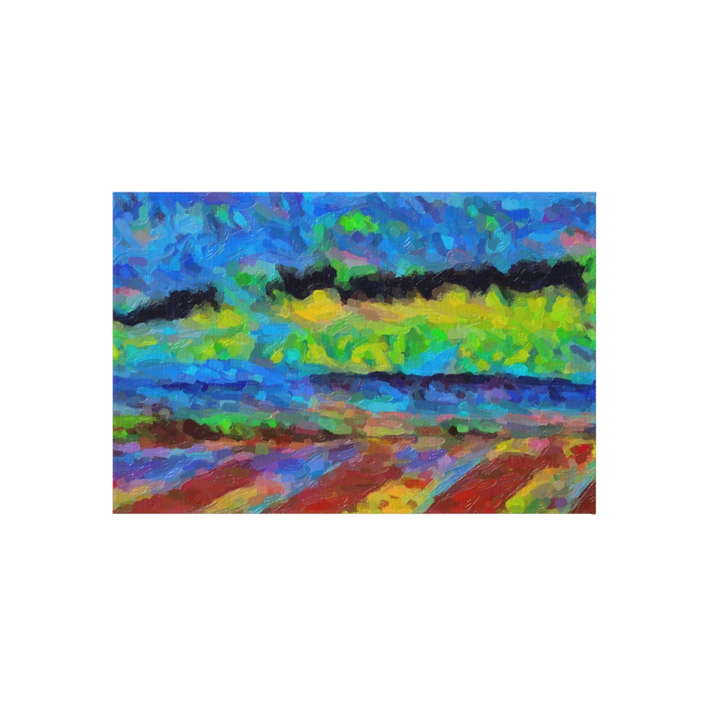Outdoor Rug ... On-The-Prairie .. "The Storm Is Brewing" ... Central Idaho: November 2023 ... Original Works  ...