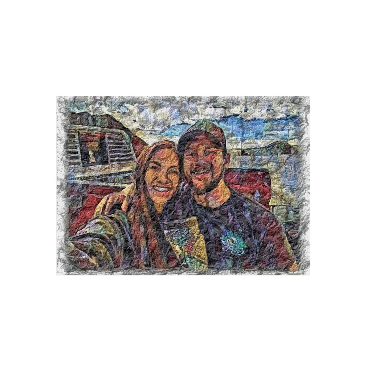 Aluminum Composite Panels ... "The Best Of Friends" ... Original Works ... December 2023 ... Central Idaho, USA.