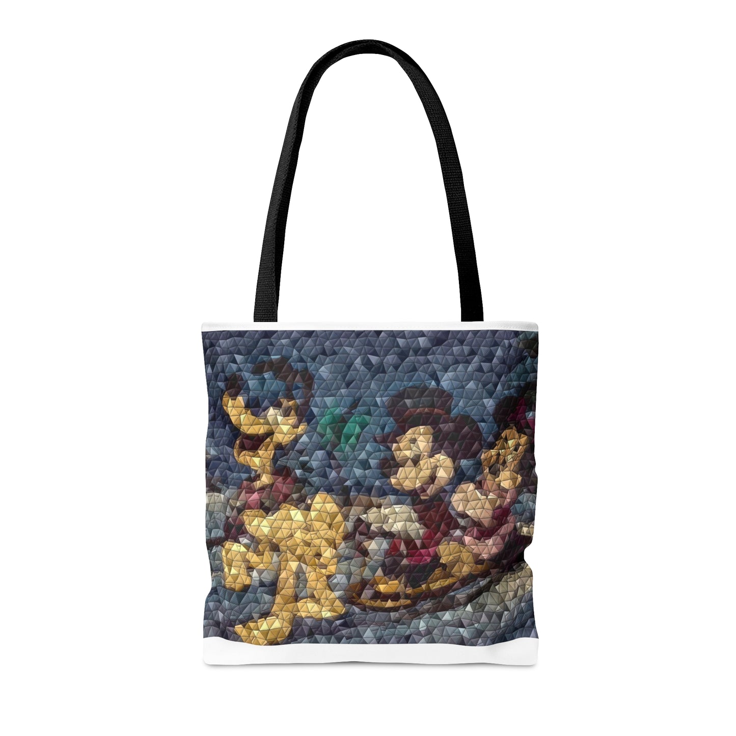 Tote Bag (AOP) ... Mickey_N_Minnie Mouse & Pluto ... "A Winter Sleigh Ride" ... Original Works. Winter 2023 ...