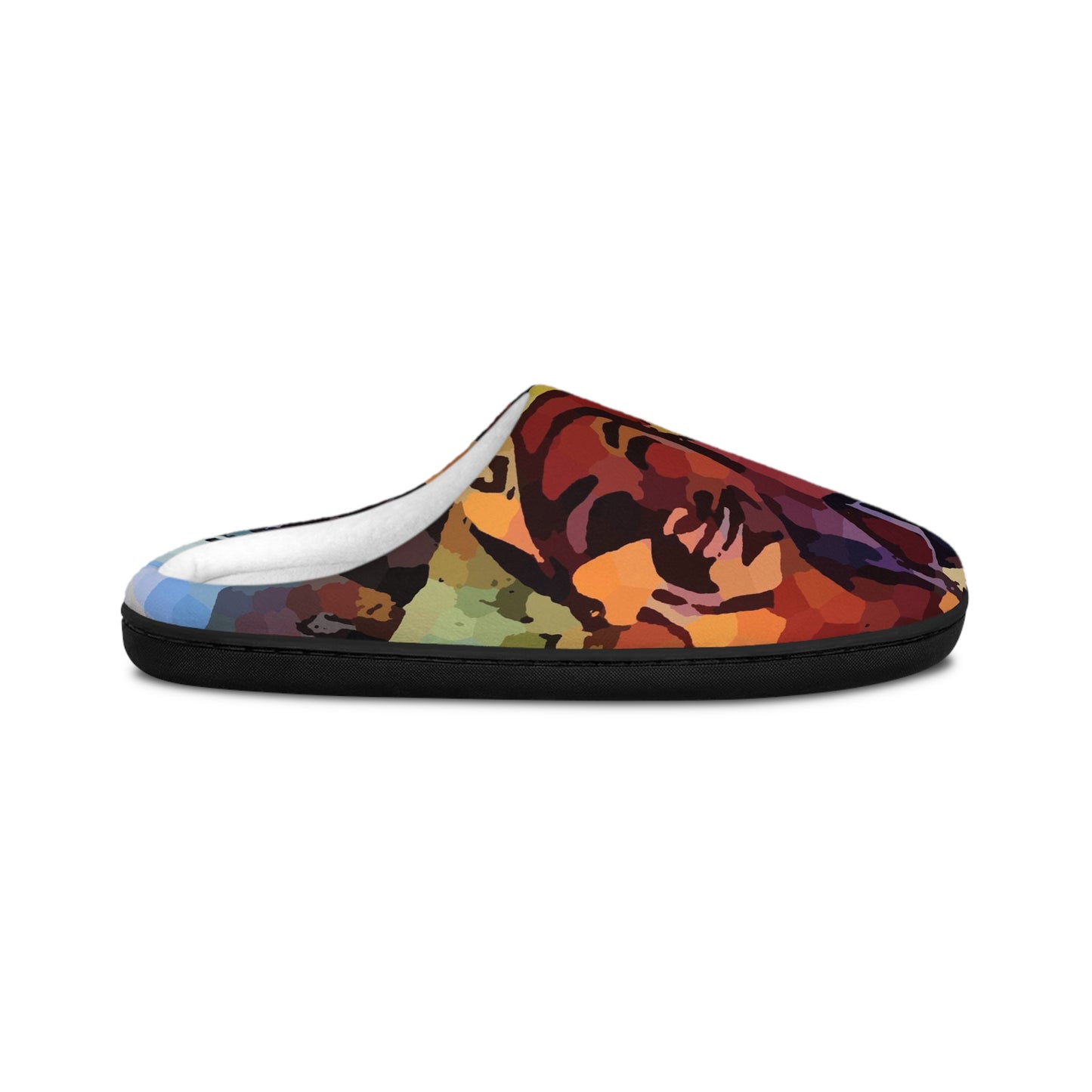 Men's Indoor Slippers .... "The Best Of Friends" ... Original Works ... December 2023 ... Central Idaho, USA.