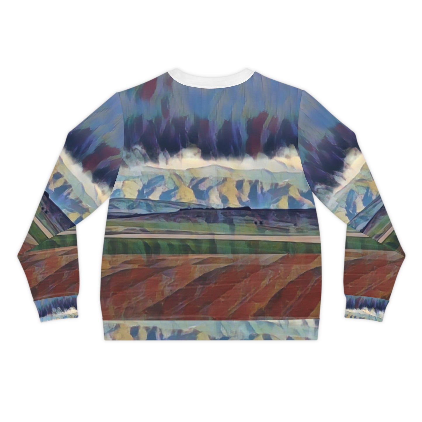 Lightweight Sweatshirt (AOP) ... On-The-Prairie .. "The Storm Is Brewing" ... Central Idaho: November 2023 ... Original Works  ...