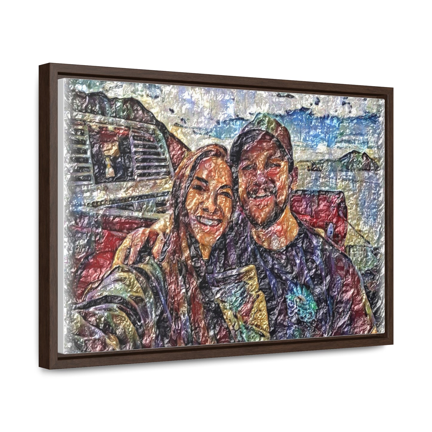 Gallery Canvas Wraps, Horizontal Frame ... "The Best Of Friends" ... Original Works ... December 2023 ... Central Idaho, USA.