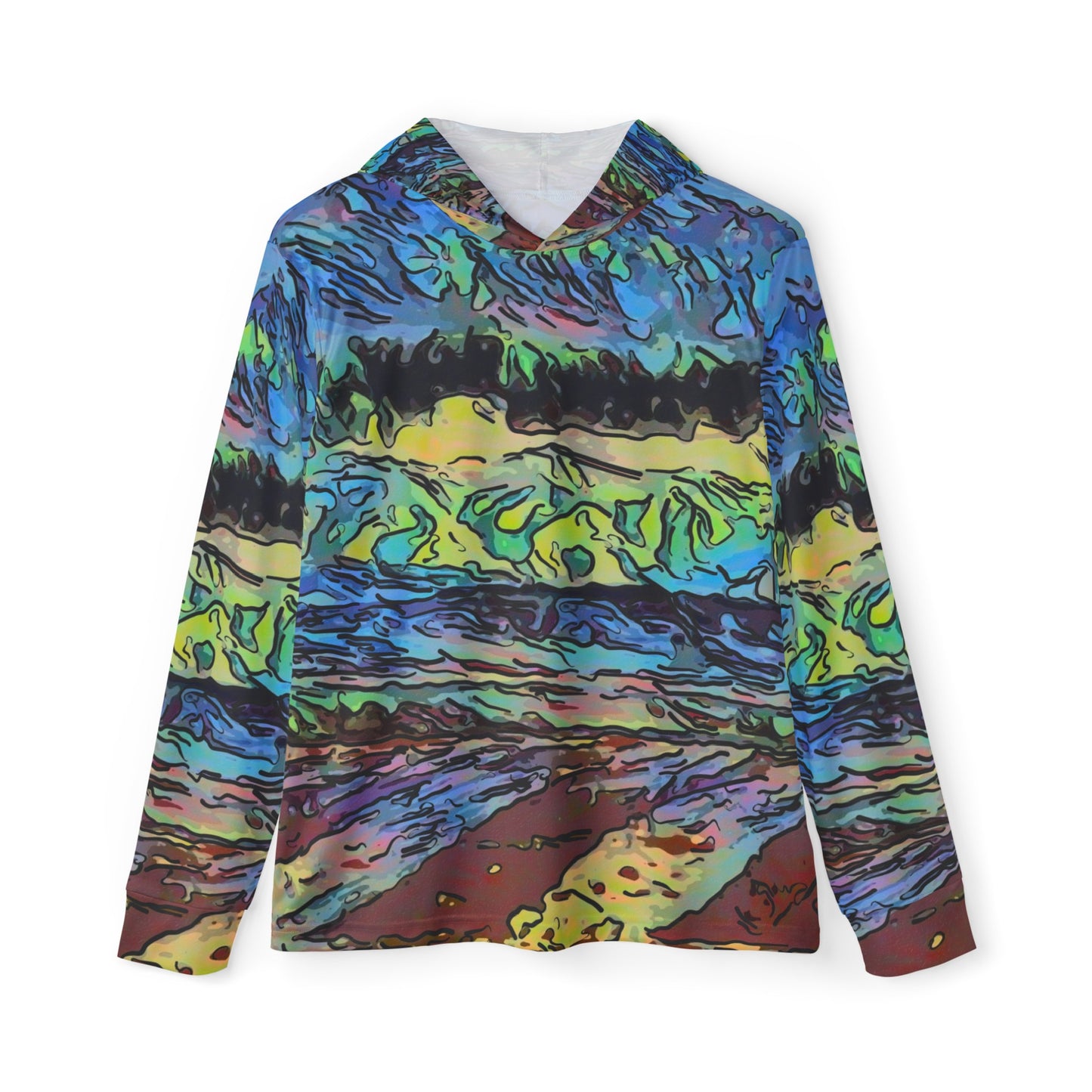 Men's Sports Warmup Hoodie (AOP) ... On-The-Prairie .. "The Storm Is Brewing" ... Central Idaho: November 2023 ... Original Works ...