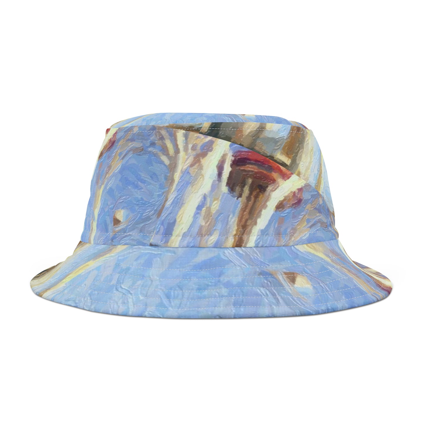 Bucket Hat (AOP) ... Century 21 ... Seattle World's Fair: 1962 ... "Space Needle & Pacific Science Center Arches ..." ... Family Archival Photo ... Original Works ...