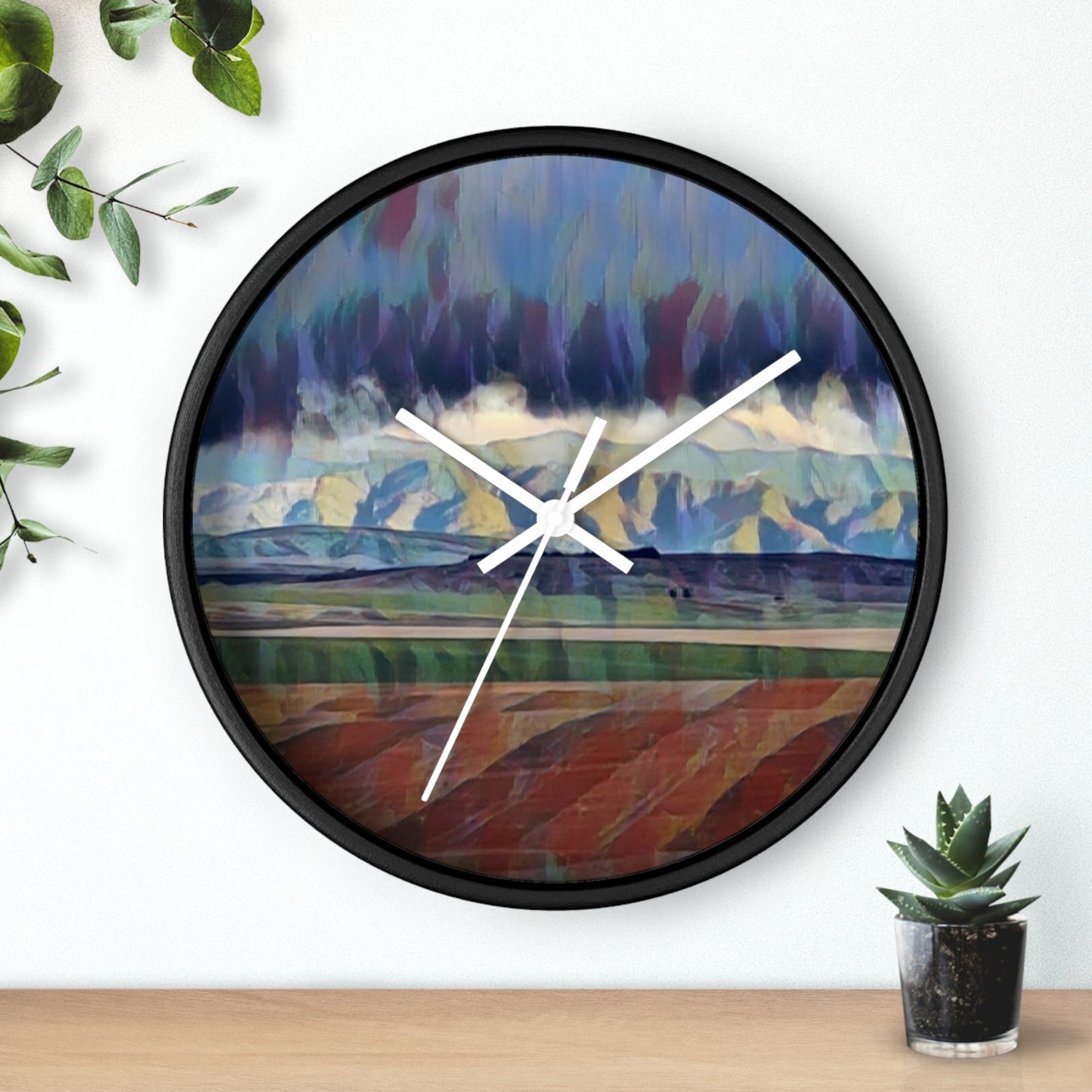 Wall Clock ... On-The-Prairie .. "The Storm Is Brewing" ... Central Idaho: November 2023 ... Original Works ...