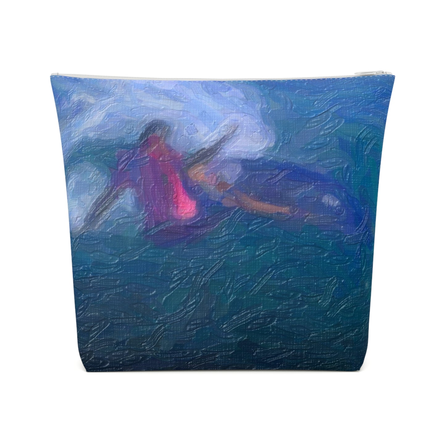 Cotton Cosmetic Bag  ... Paris_2024_Surfing Competition-Tahiti_French-Polynesia .... 'Gabriel Medina World Campion Drops-In' ... Original Works ...
