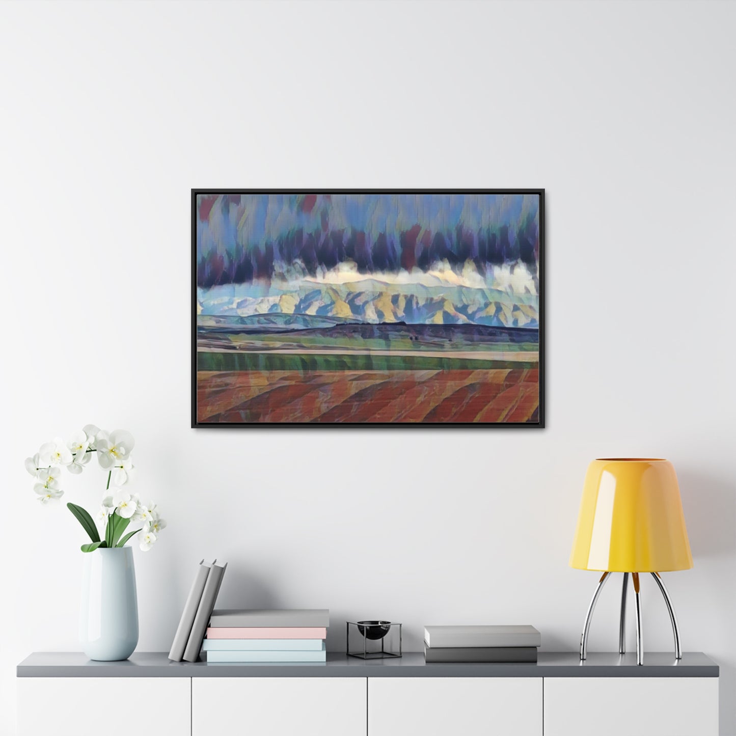Gallery Canvas Wraps, Horizontal Frame ... On-The-Prairie .. "The Storm Is Brewing" ... Central Idaho: November 2023 ... Original Works ...