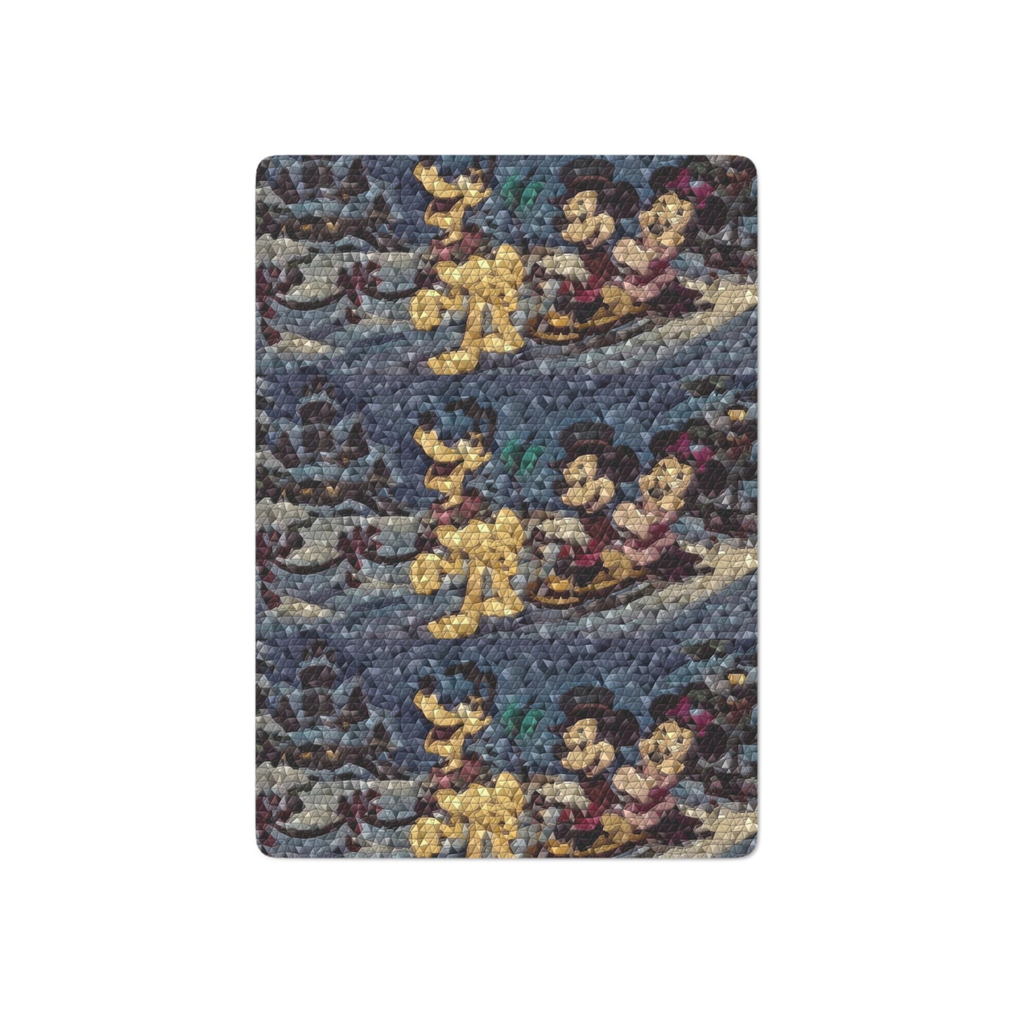 Custom Poker Cards ... Mickey_N_Minnie Mouse & Pluto ... "A Winter Sleigh Ride" ... Original Works. Winter 2023 ...