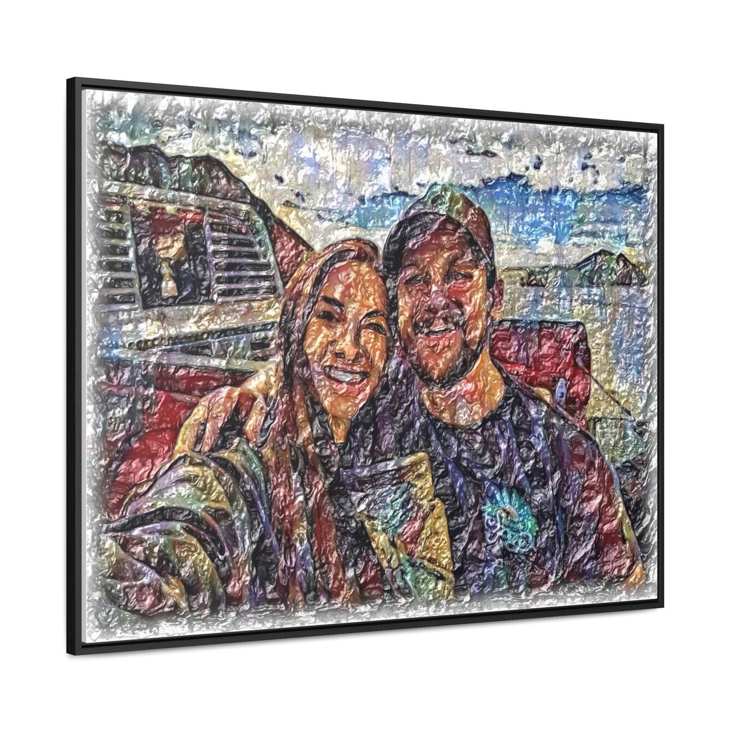 Gallery Canvas Wraps, Horizontal Frame ... "The Best Of Friends" ... Original Works ... December 2023 ... Central Idaho, USA.