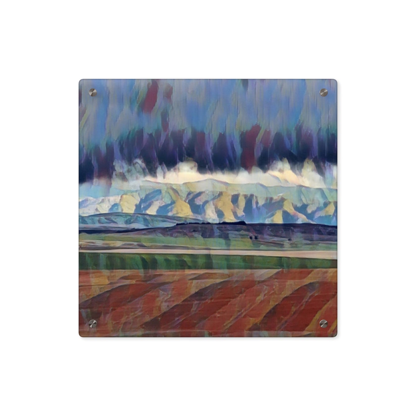 Acrylic Wall Art Panels ... On-The-Prairie .. "The Storm Is Brewing" ... Central Idaho: November 2023 ... Original Works ...
