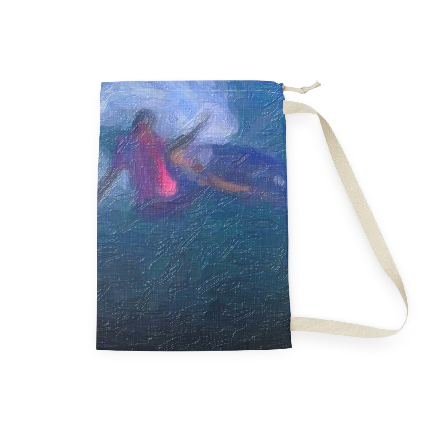 Laundry Bag ... Paris_2024_Surfing Competition-Tahiti_French-Polynesia .... 'Gabriel Medina World Campion Drops-In' ... Original Works ...