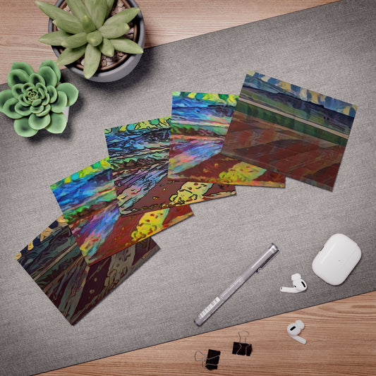 Multi-Design Greeting Cards (5-Pack) ... On-The-Prairie .. "The Storm Is Brewing" ... Central Idaho: November 2023 ... Original Works  ...