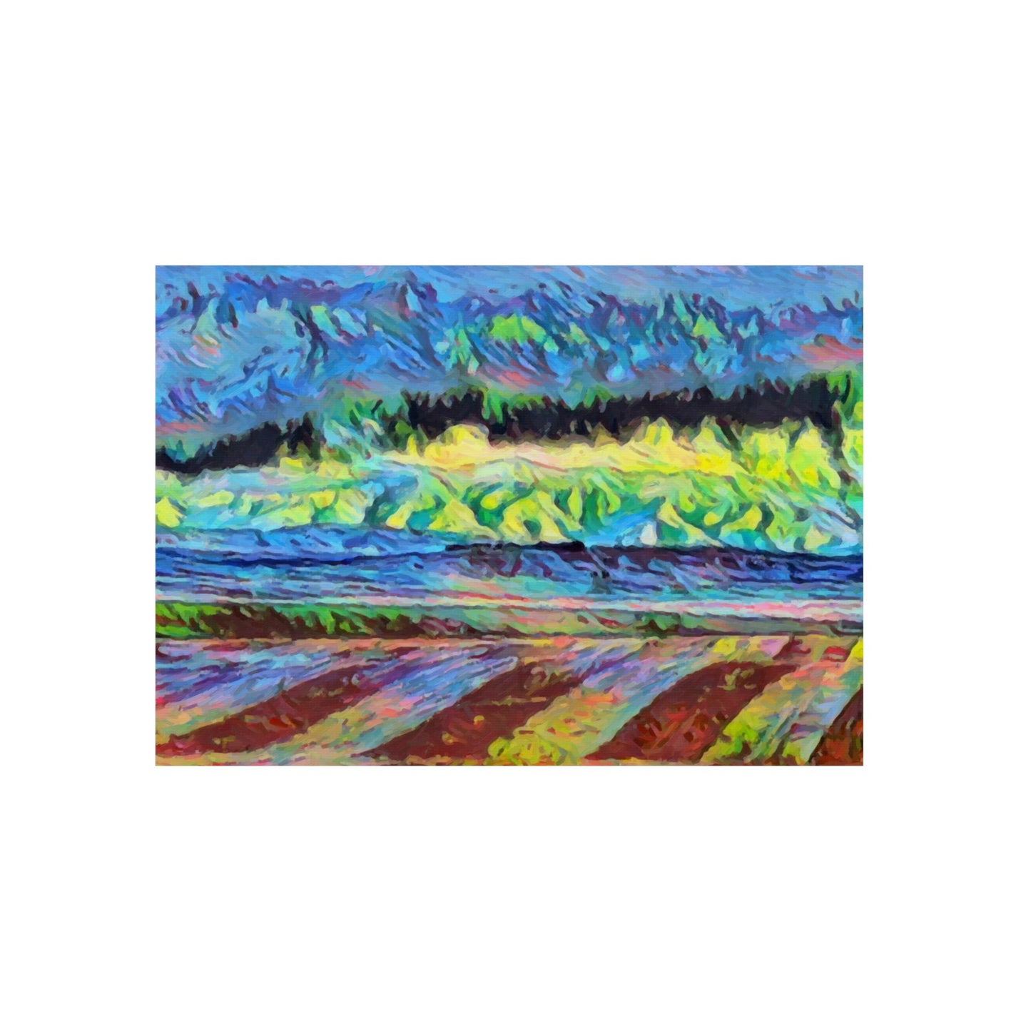 Aluminum Composite Panels ... On-The-Prairie .. "The Storm Is Brewing" ... Central Idaho: November 2023 ... Original Works ...