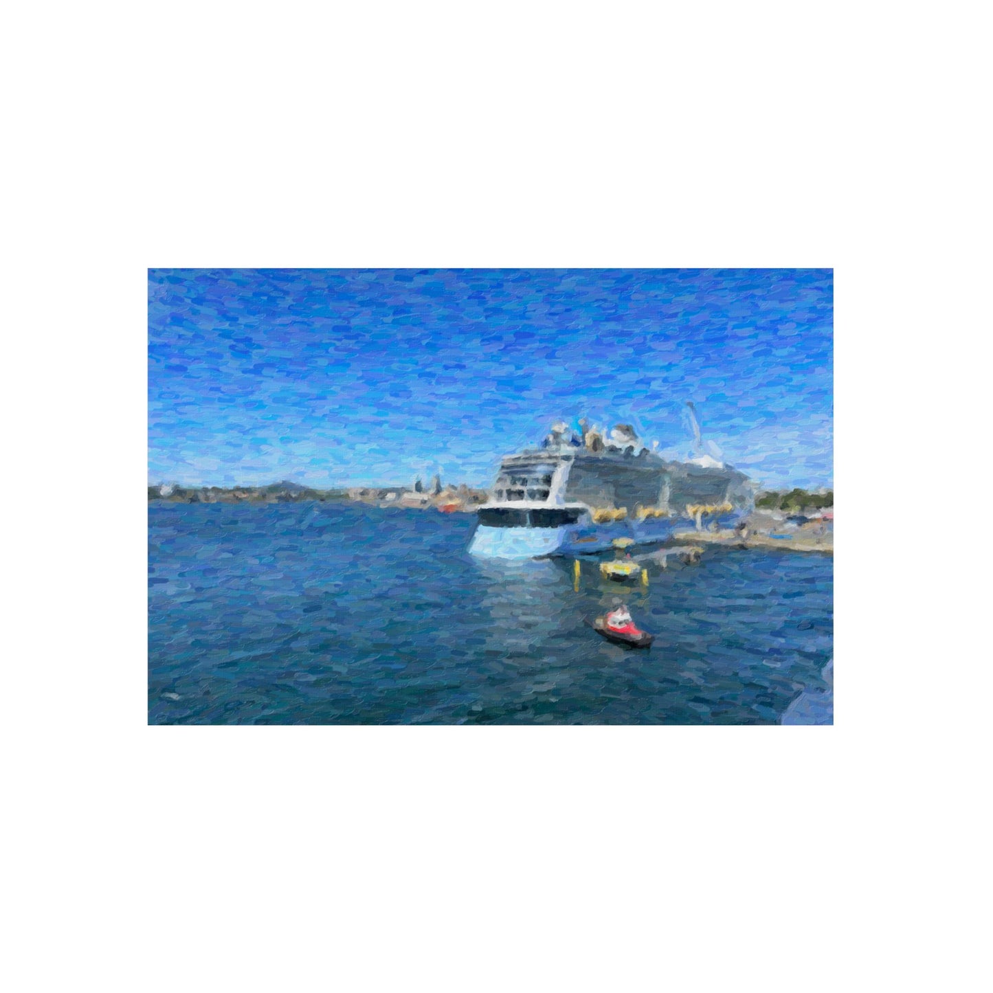Aluminum Composite Panels ... Into Vancouver Harbor We Arrive: Celebrity Edge-Cruise ... Vancouver, British Columbia ... June 2024 ... Original Works
