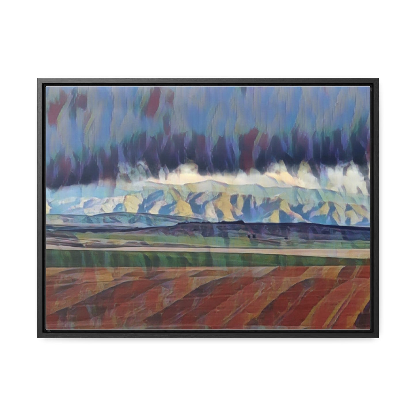 Gallery Canvas Wraps, Horizontal Frame ... On-The-Prairie .. "The Storm Is Brewing" ... Central Idaho: November 2023 ... Original Works ...