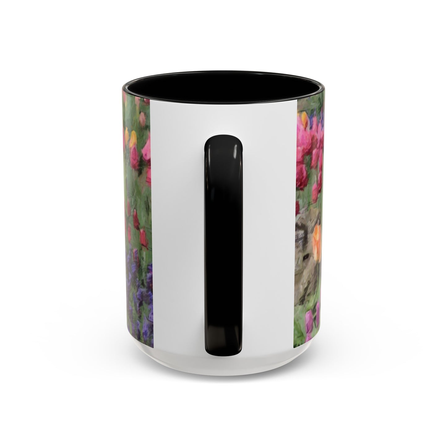 Accent Coffee Mug (11, 15oz) ... Skagit Valley Tulips ... Skagit Valley, Washington ... Family Archives ... Original Works ... Circa 1980's ...