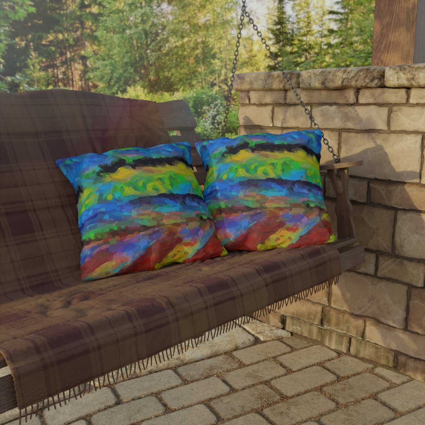 Outdoor Pillows ... On-The-Prairie .. "The Storm Is Brewing" ... Central Idaho: November 2023 ... Original Works  ...