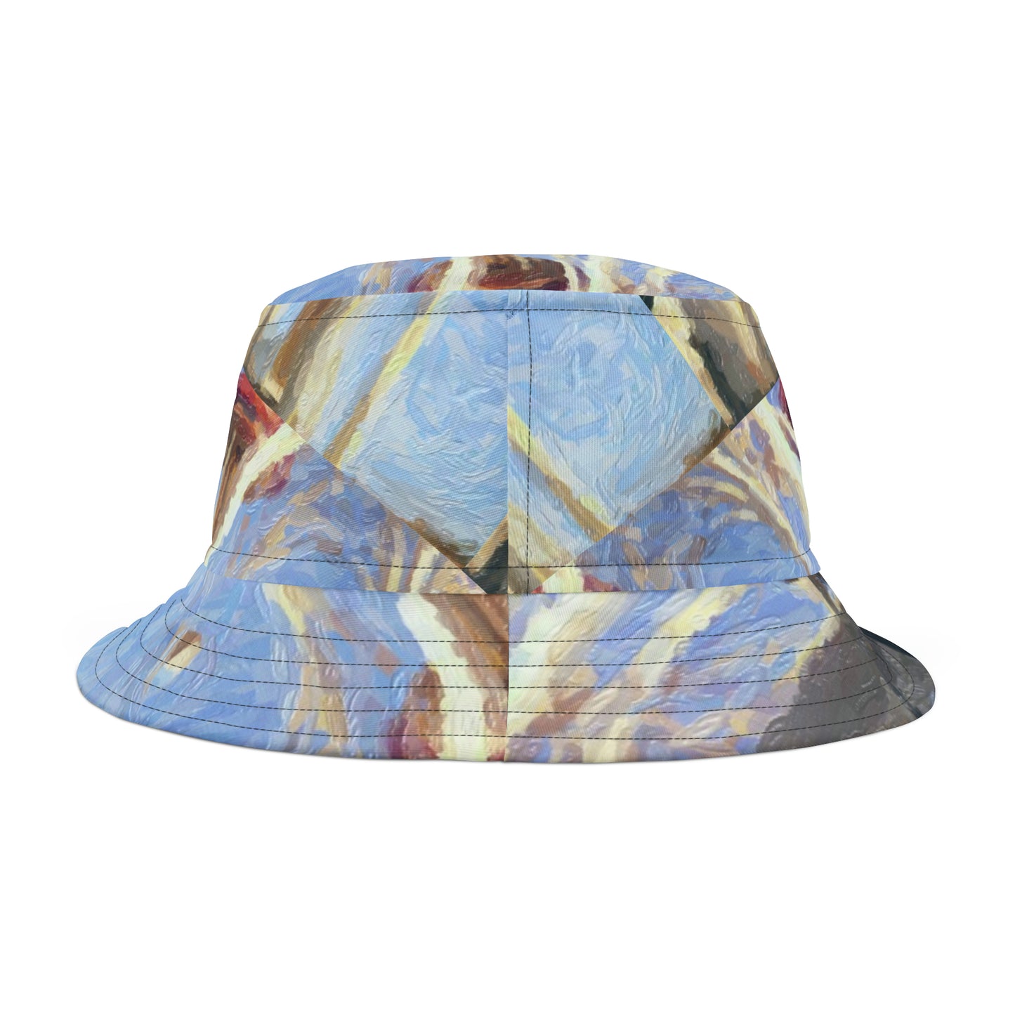 Bucket Hat (AOP) ... Century 21 ... Seattle World's Fair: 1962 ... "Space Needle & Pacific Science Center Arches ..." ... Family Archival Photo ... Original Works ...