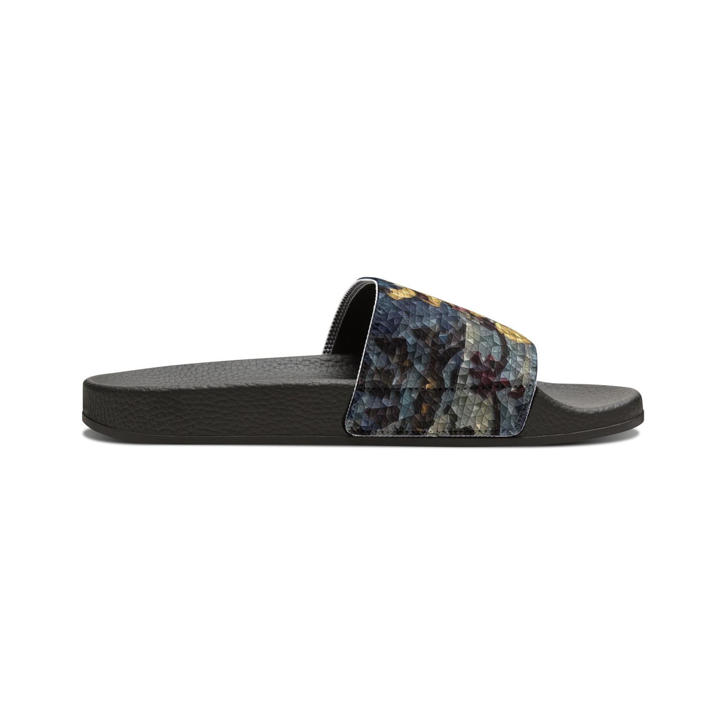 Women's PU Slide Sandals ... Mickey_N_Minnie Mouse & Pluto ... "A Winter Sleigh Ride" ... Original Works. Winter 2023 ...