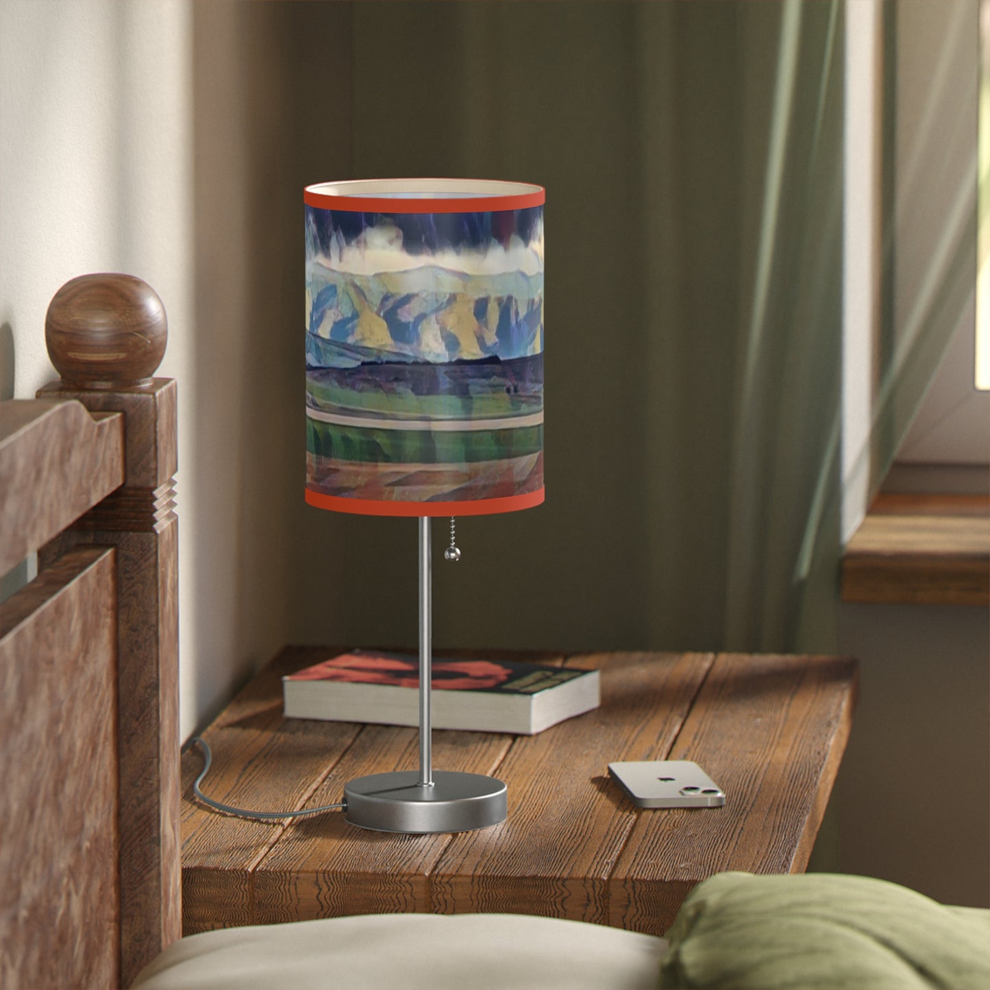 Lamp on a Stand, US|CA plug ...  On-The-Prairie .. "The Storm Is Brewing" ... Central Idaho: November 2023 ... Original Works ...