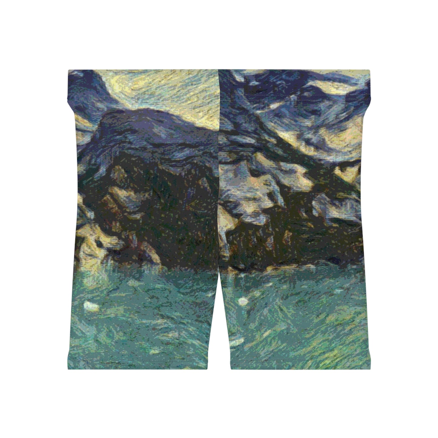 Women's Biker Shorts (AOP) ... Tracy Arm Fjord ... South Of Skagway, Alaska ... Summer: June 2024 ... Original Works ...