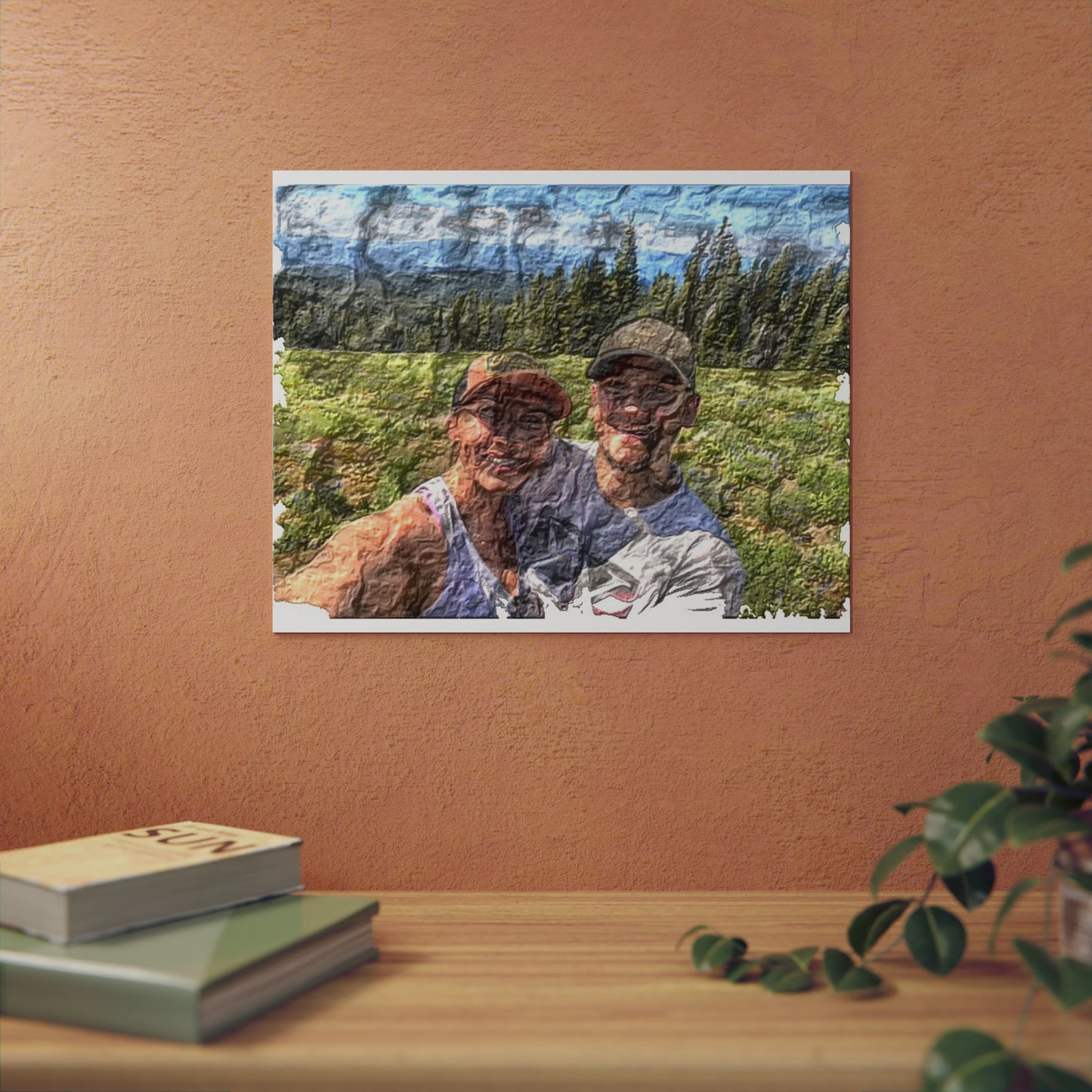 Aluminum Composite Panels ... "The Best Of Friends" ... Original Works ... December 2023 ... Central Idaho, USA.