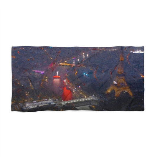 Beach Towel ... "Jeux Olympiques de Paris" ... Paris_2024 ... 'Cérémonies d'ouverture' ... Juliet 2024 ... Original Works ...