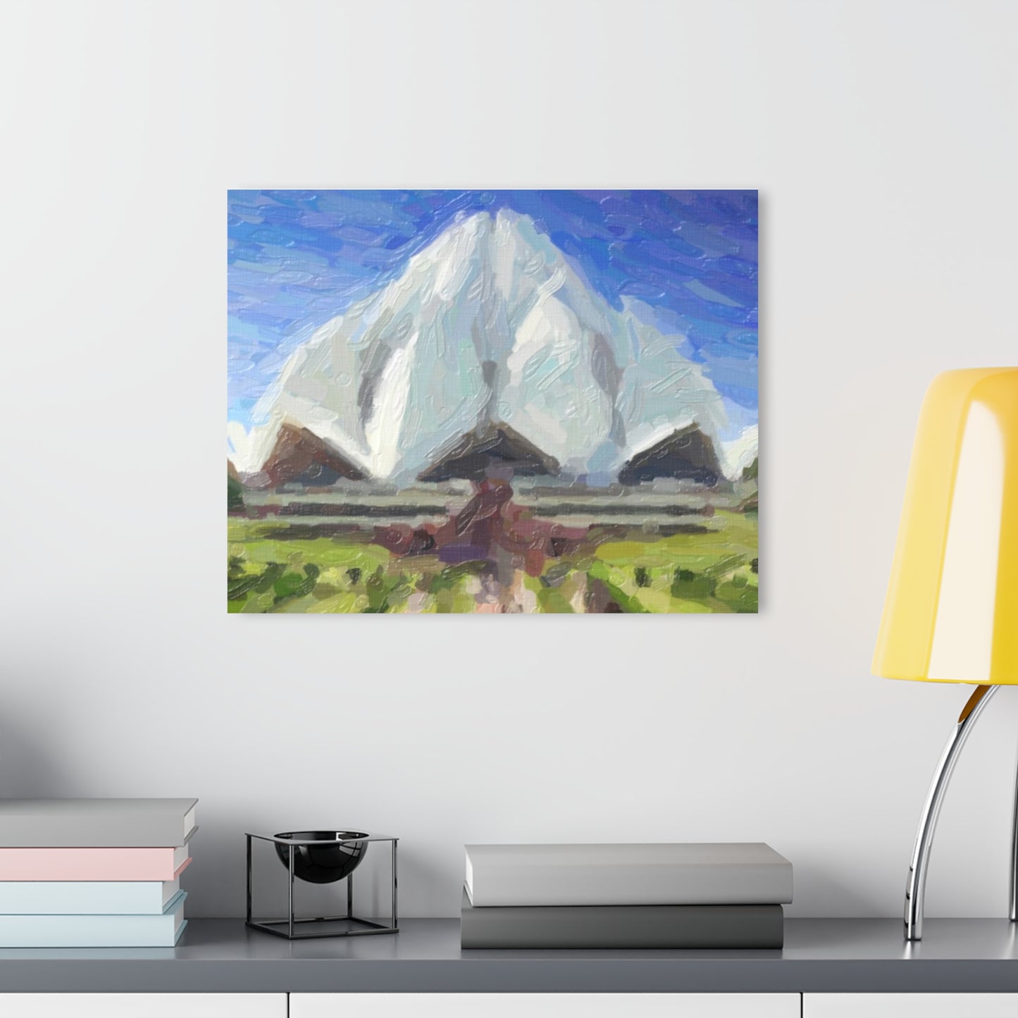 Acrylic Prints (French Cleat Hanging) ... Bahai'i-House-Of-Worship ... "New Delhi's World-Famous Lotus Temple" ... Original Works ... Delhi, India: Circa 2003-2007 ...