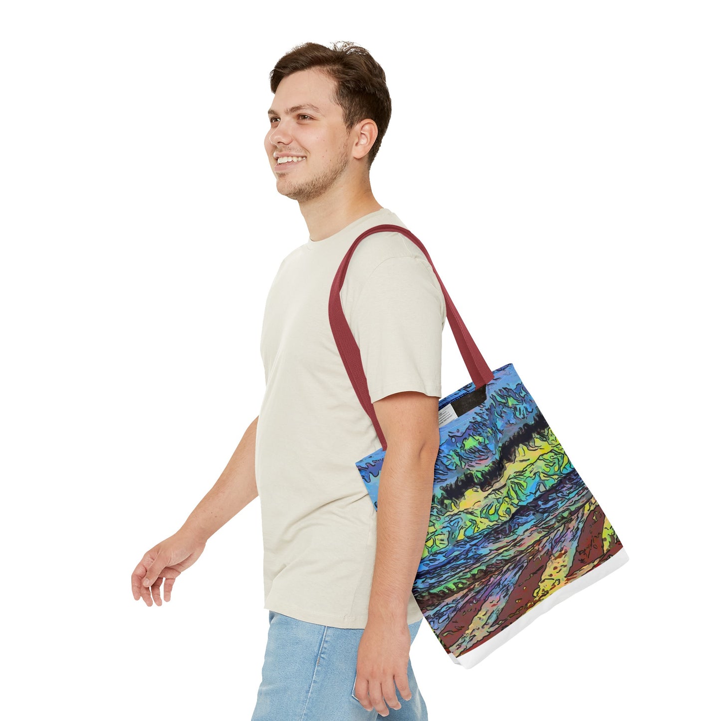 Tote Bag (AOP) ... On-The-Prairie .. "The Storm Is Brewing" ... Central Idaho: November 2023 ... Original Works ...